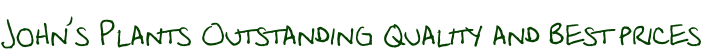 John’s Plants Outstanding quality and best prices